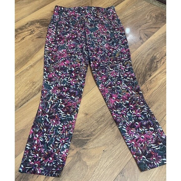 Lululemon Swift Speed High-Rise Tight 28" Fluoro Floral Electric Pink Multi Sz 4 - Picture 10 of 12